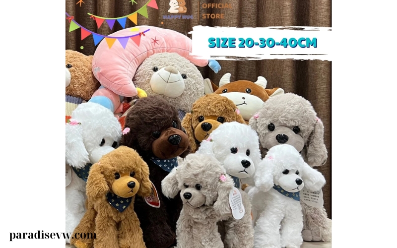 Gấu bông hình chó Poodle (1)